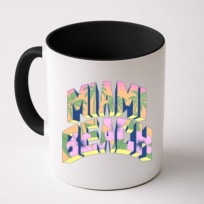 Miami Beach Floral Mug