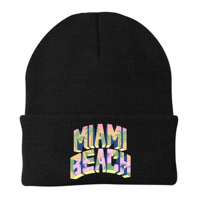 Miami Beach Floral Beanie