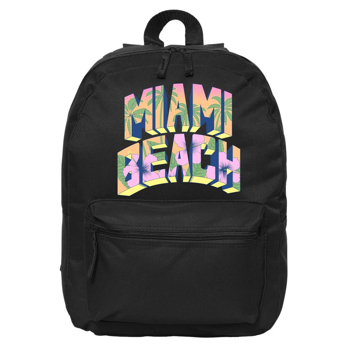 Miami Beach Floral 16 in Basic Backpack