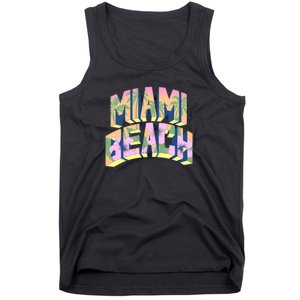 Miami Beach Floral Tank Top