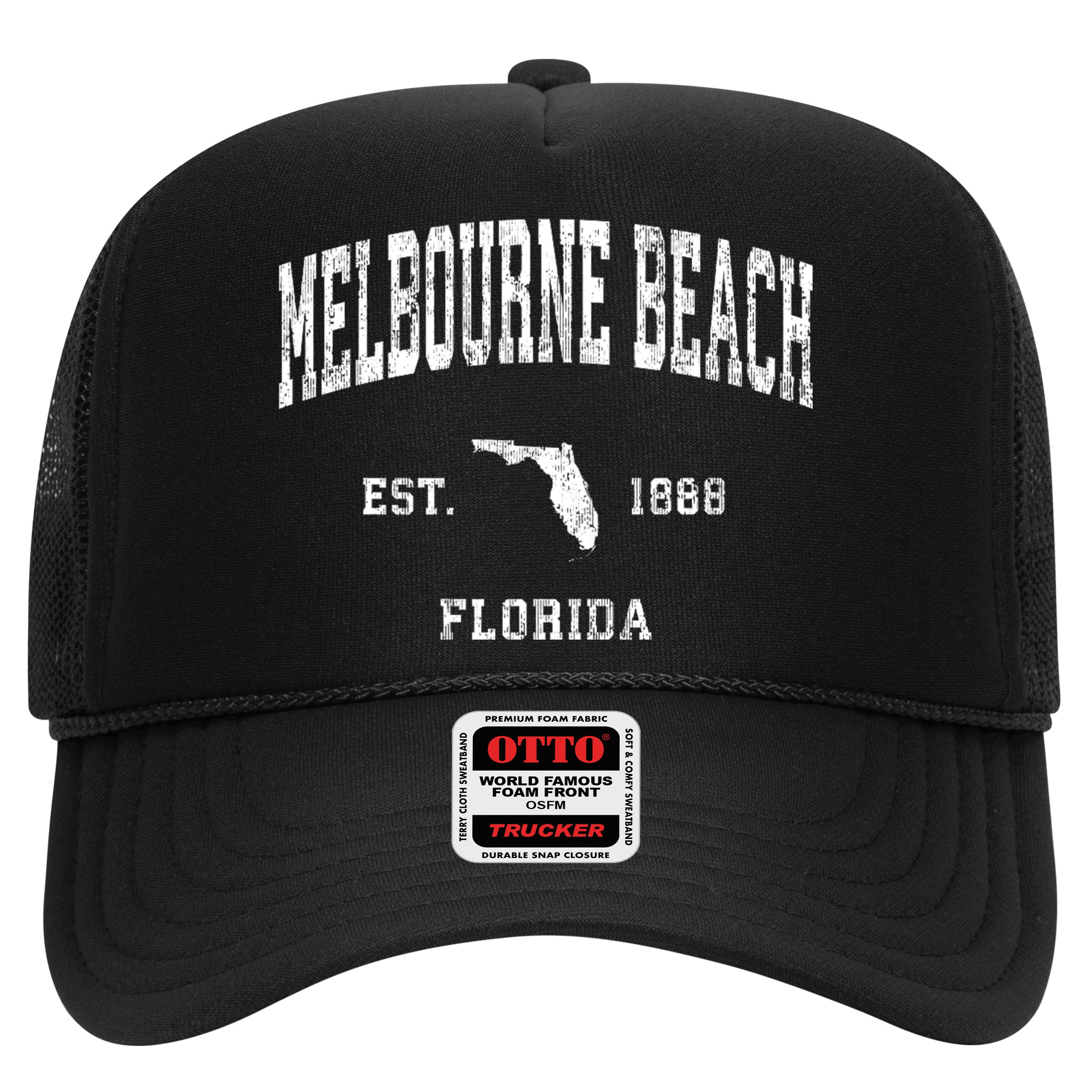 Melbourne Beach Florida Fl Vintage Athletic Sports Hat