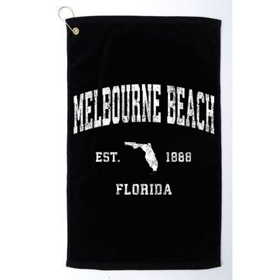 Melbourne Beach Florida Fl Vintage Athletic Sports Golf Towel