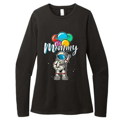 Mommy Birthday Funny Astronaut in Space Gifts Lover Womens CVC Long Sleeve Shirt