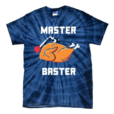 Master Baster Funny Turkey Baster Thanksgiving Tie-Dye T-Shirt