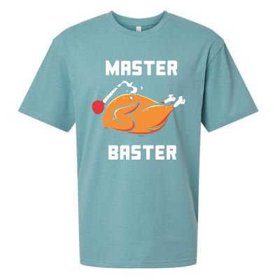 Master Baster Funny Turkey Baster Thanksgiving Sueded Cloud Jersey T-Shirt