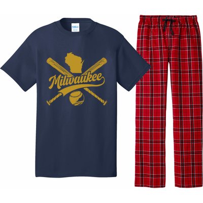 Milwaukee Baseball Fan Pajama Set