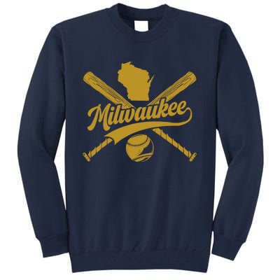 Milwaukee Baseball Fan Tall Sweatshirt