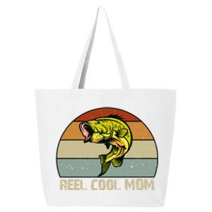 Mom Bass Fishing Funny Gift For Bass Fisher Moms Gift 25L Jumbo Tote