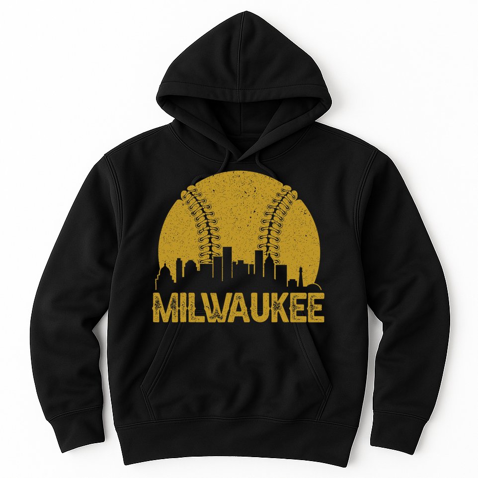 Milwaukee Baseball Fan Hoodie