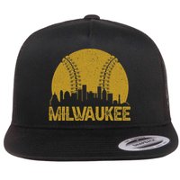 Milwaukee Baseball Fan Flat Bill Trucker Hat