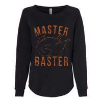 Master Baster Funny Turkey Print Happy Thanksgiving Day Womens California Wash Sweatshirt