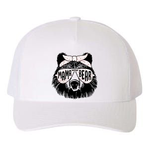 Mama Bear Face Sunglasses Mother Mom Mommy Mothers Day Yupoong Adult 5-Panel Trucker Hat