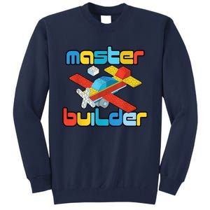 Master Builder Funny Building Blocks Brick Block Toy Tall Sweatshirt