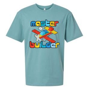 Master Builder Funny Building Blocks Brick Block Toy Sueded Cloud Jersey T-Shirt