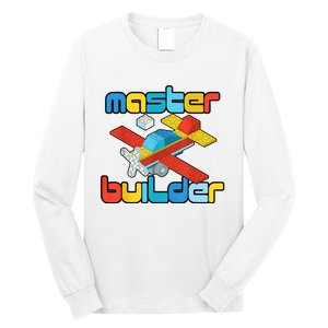 Master Builder Funny Building Blocks Brick Block Toy Long Sleeve Shirt