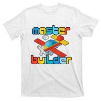 Master Builder Funny Building Blocks Brick Block Toy T-Shirt