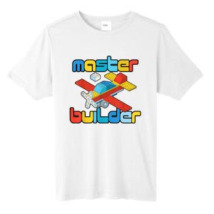 Master Builder Funny Building Blocks Brick Block Toy Tall Fusion ChromaSoft Performance T-Shirt