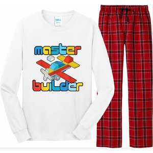 Master Builder Funny Building Blocks Brick Block Toy Long Sleeve Pajama Set