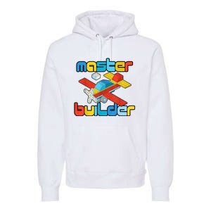 Master Builder Funny Building Blocks Brick Block Toy Premium Hoodie