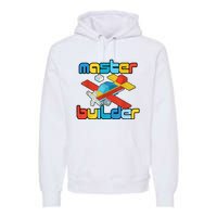 Master Builder Funny Building Blocks Brick Block Toy Premium Hoodie