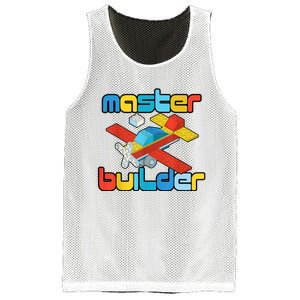 Master Builder Funny Building Blocks Brick Block Toy Mesh Reversible Basketball Jersey Tank