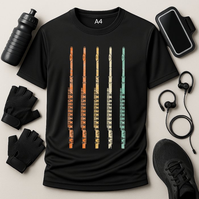 Marching Band Flute Cooling Performance Crew T-Shirt