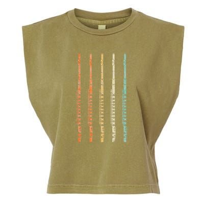 Marching Band Flute Garment-Dyed Women's Muscle Tee