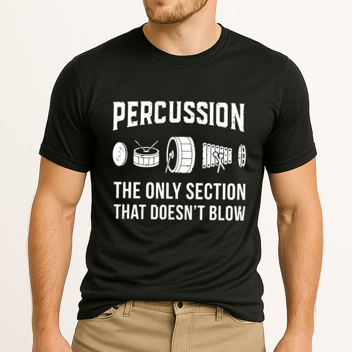 Marching Band For Drummers In Percussion Section Performance Shirt