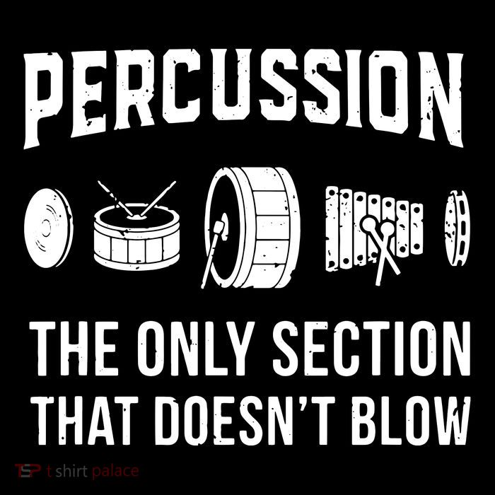 Marching Band For Drummers In Percussion Section T-Shirt