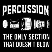 Marching Band For Drummers In Percussion Section 7-Panel Snapback Hat