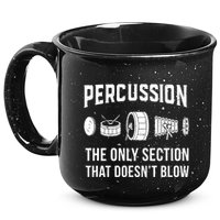 Marching Band For Drummers In Percussion Section 15oz Campfire Ceramic Mug