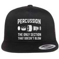 Marching Band For Drummers In Percussion Section Flatbill Hat
