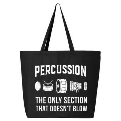 Marching Band For Drummers In Percussion Section 25L Jumbo Tote