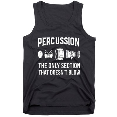 Marching Band For Drummers In Percussion Section Tank Top