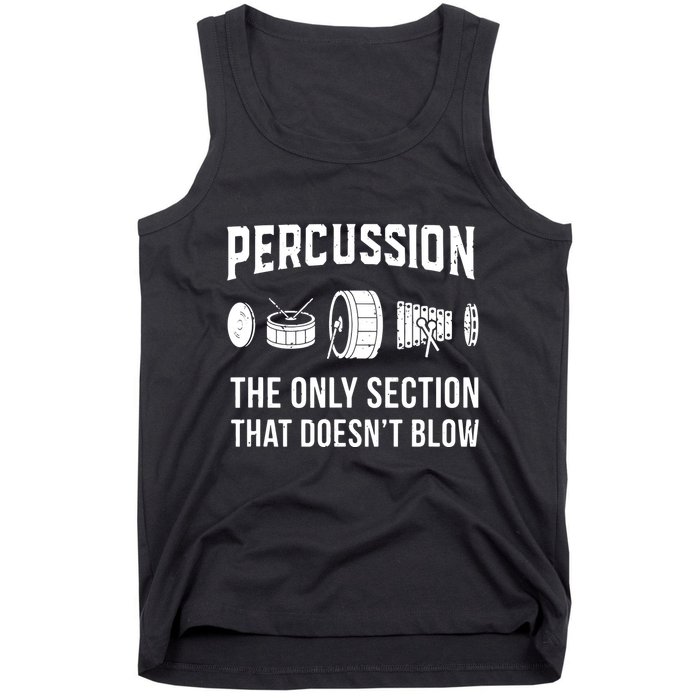 Marching Band For Drummers In Percussion Section Tank Top