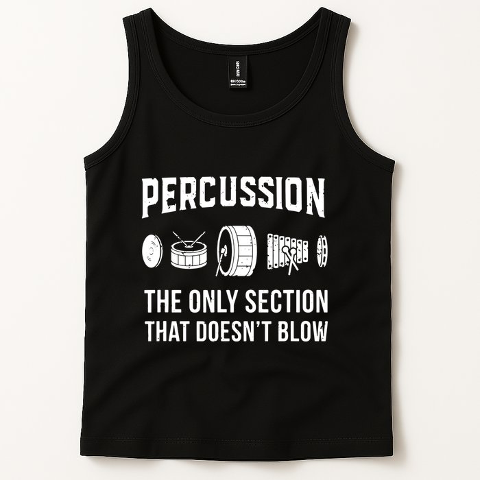 Marching Band For Drummers In Percussion Section Tank Top