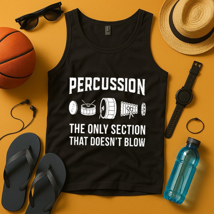 Marching Band For Drummers In Percussion Section Tank Top