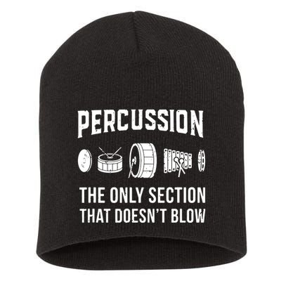 Marching Band For Drummers In Percussion Section Short Acrylic Beanie