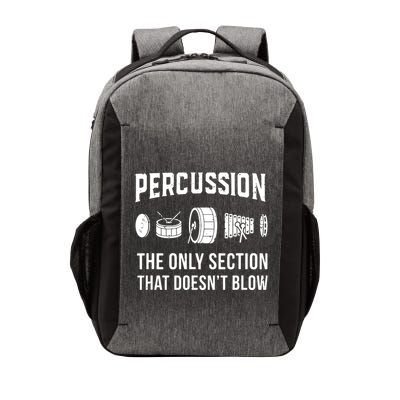 Marching Band For Drummers In Percussion Section Vector Backpack
