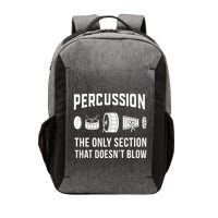 Marching Band For Drummers In Percussion Section Vector Backpack