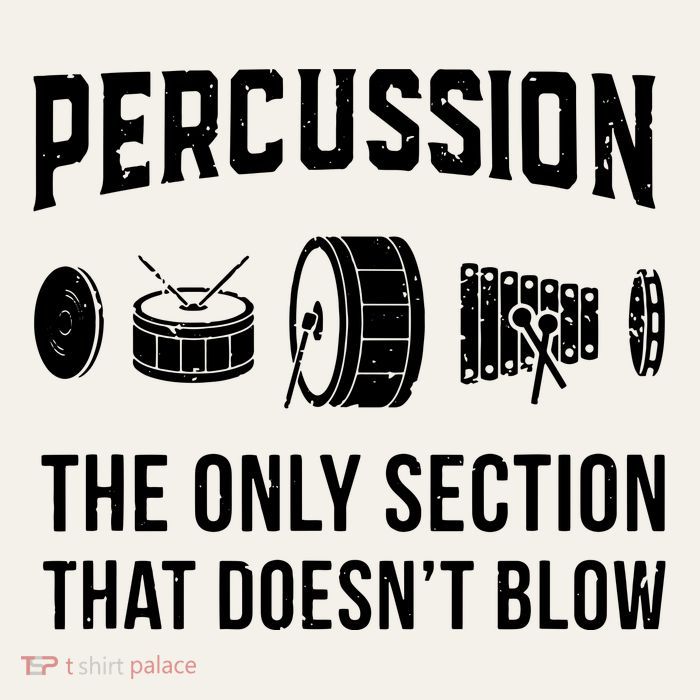 Marching Band For Drummers In Percussion Section Poster