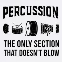 Marching Band For Drummers In Percussion Section Garment-Dyed Sweatshirt