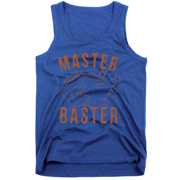 Master Baster Funny Turkey Print Happy Thanksgiving Day Tank Top