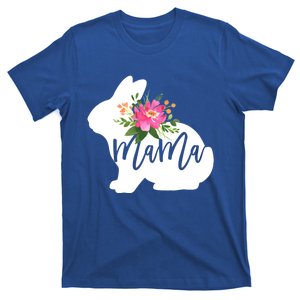 Mama Bunny Floral Mommy Bunny Easter Mom Gift T-Shirt