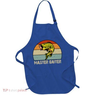 Master Baiter Funny Bass Fishing Funny Gift Dads Gift Apron