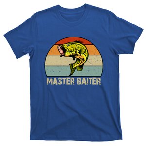 Master Baiter Funny Bass Fishing Funny Gift Dads Gift T-Shirt