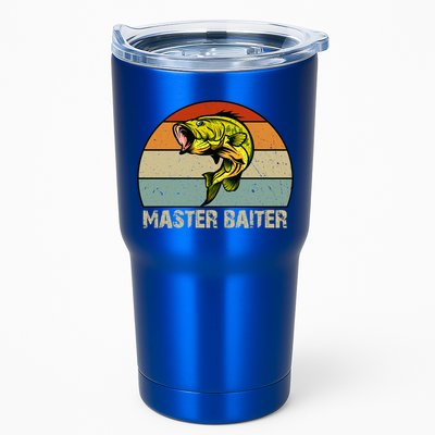 Master Baiter Funny Bass Fishing Funny Gift Dads Gift Tumbler