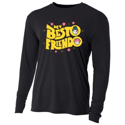 My Besto Friendo Kawaii Anime Saying Art Cooling Performance Long Sleeve Crew