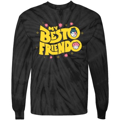 My Besto Friendo Kawaii Anime Saying Art Tie-Dye Long Sleeve Shirt