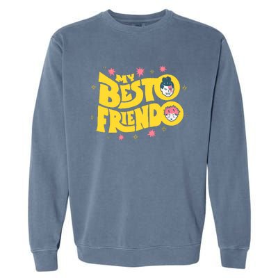 My Besto Friendo Kawaii Anime Saying Art Garment-Dyed Sweatshirt